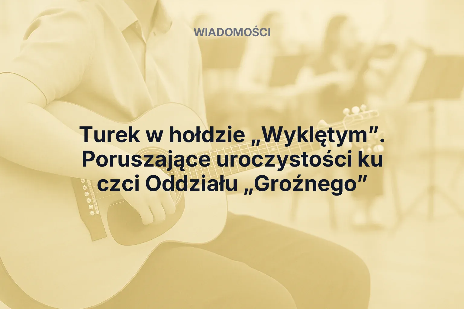 Artykuł: Turek w hołdzie „Wyklętym”. Poruszające uroczystości ku czci Oddziału „Groźnego”